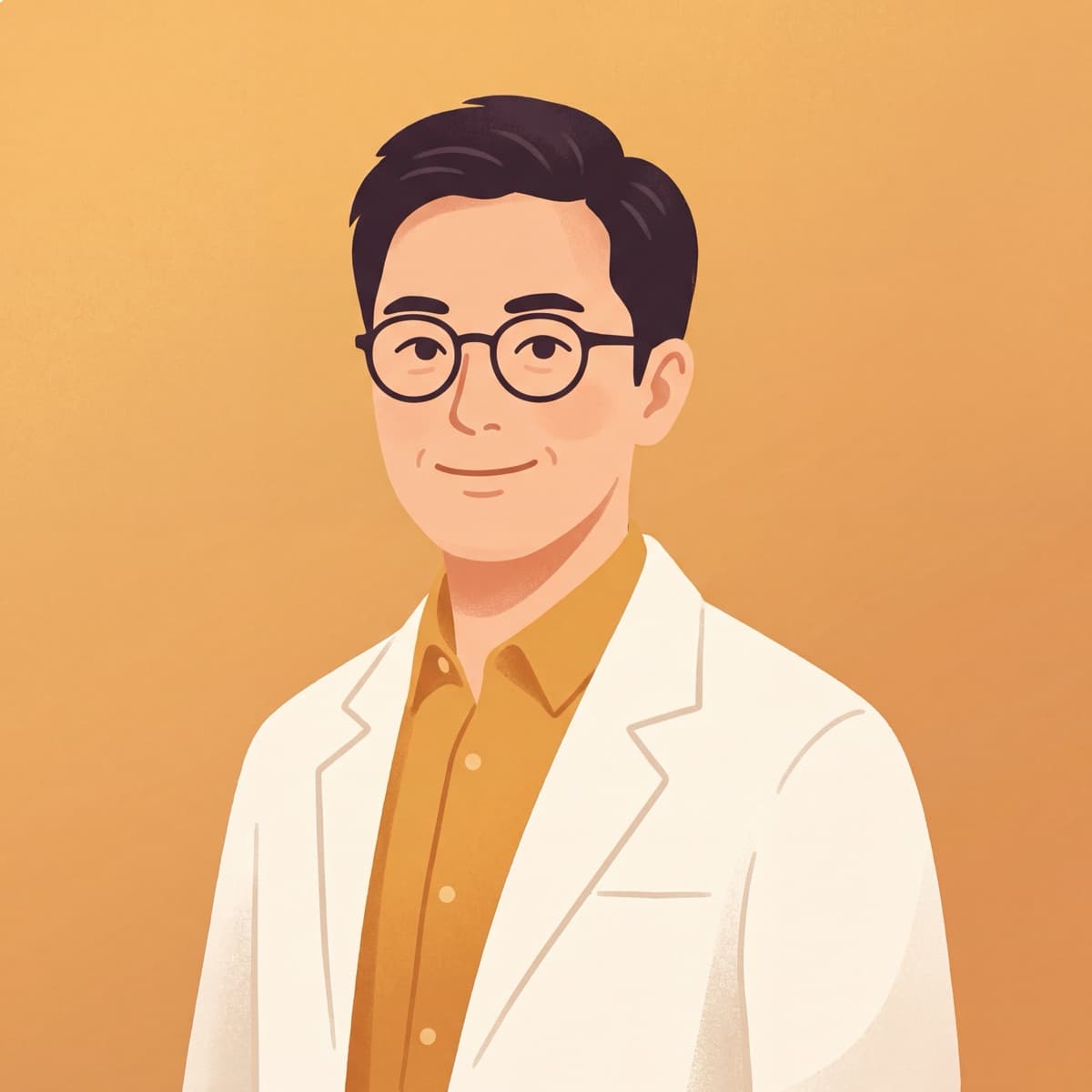 シュン博士のイラスト